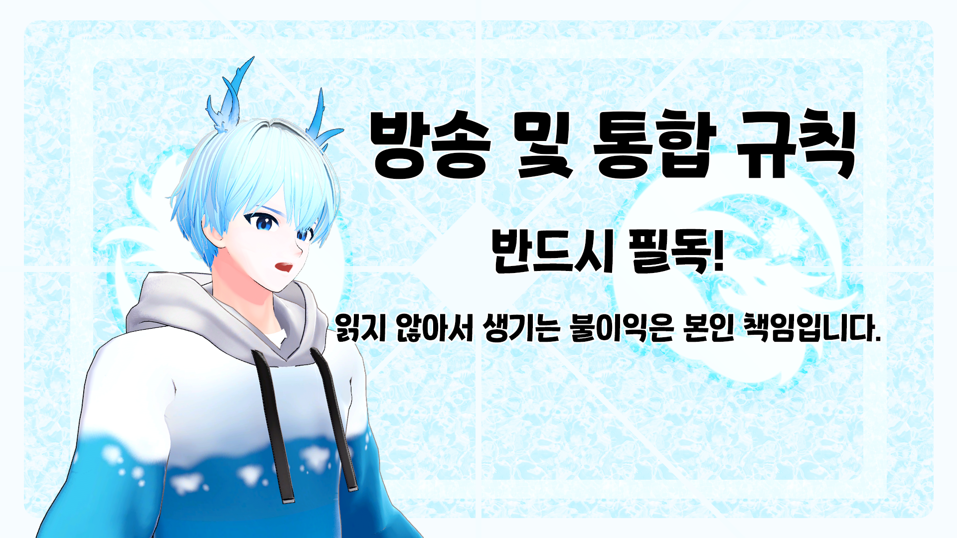 륜온 방송 및 통합 규칙