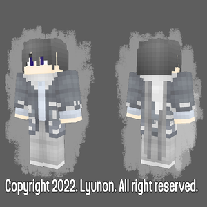 유카타 느낌 가디건 스킨