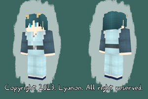 2024년 맞이 청룡 의인화 한복 스킨