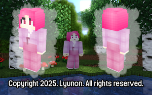 진달래 의인화 스킨